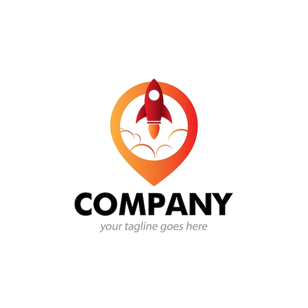 Vibrant Rocket Launch Logo - Soaring to New Heights | Jiffy Designs