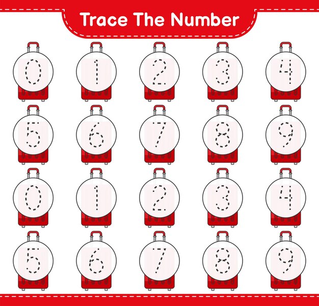 Festive Ornaments: A Tracing Number Activity | Jiffy Designs