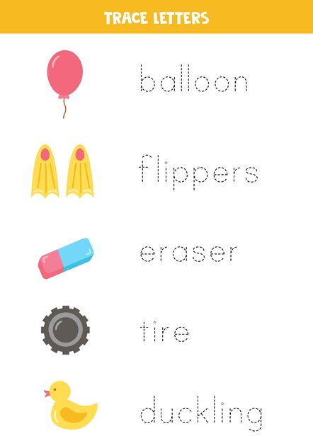 Tracing Whimsical Objects and Shapes for Early Learning | Jiffy Designs