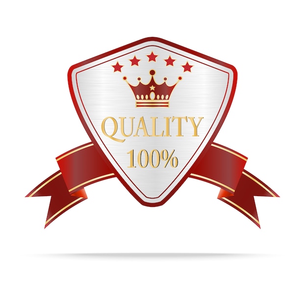 Premium Quality Shield with Crown and Ribbon Emblem | Jiffy Designs