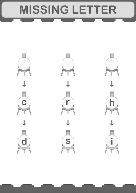 Discover the Missing Letter in the Science Lab Puzzle | Jiffy Designs