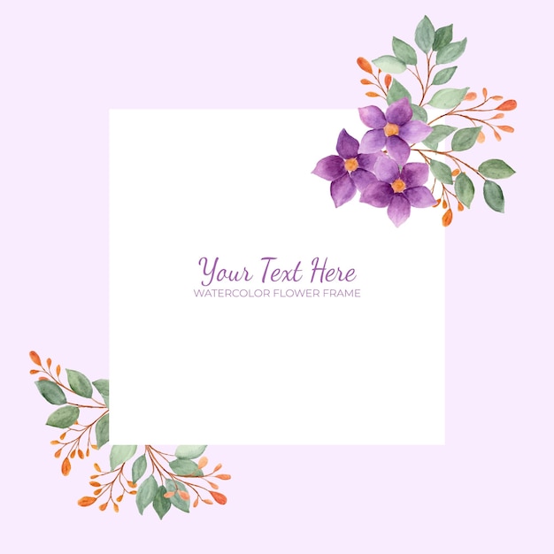 Vibrant Floral Frame with Customizable Text | Jiffy Designs
