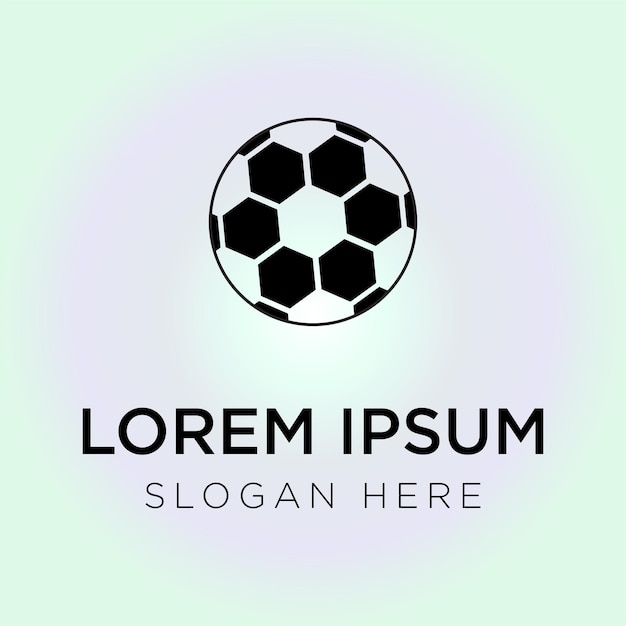 Classic Soccer Ball with Minimalist Logo Design | Jiffy Designs