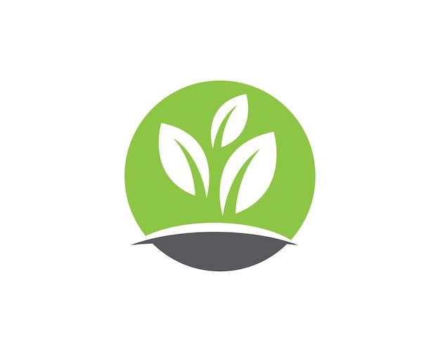 Vibrant Leaf Icon in Verdant Circle | Jiffy Designs