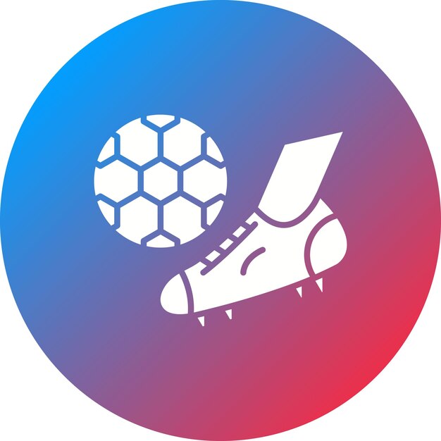 Vibrant Soccer Cleat and Ball Icon | Jiffy Designs