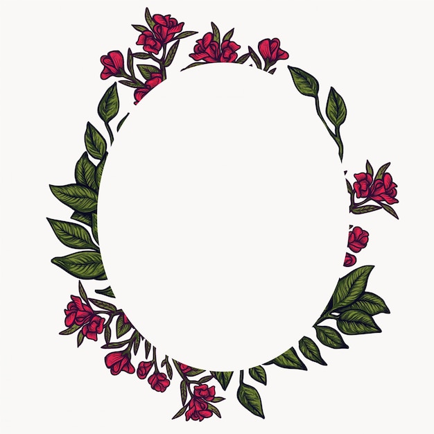 Vibrant Floral Wreath with Lush Burgundy Blooms and Foliage | Jiffy Designs