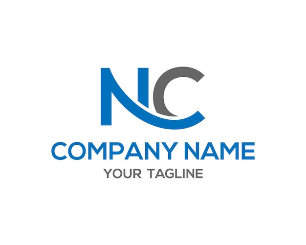Modern Blue and Gray Overlapping Letter Logo | Jiffy Designs