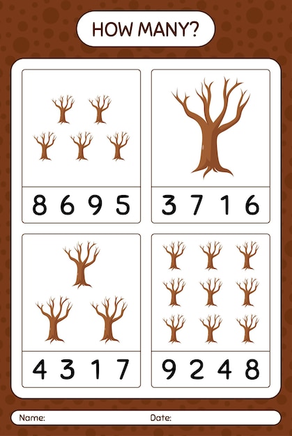 Counting Trees and Branches in Diverse Nature Illustrations | Jiffy Designs