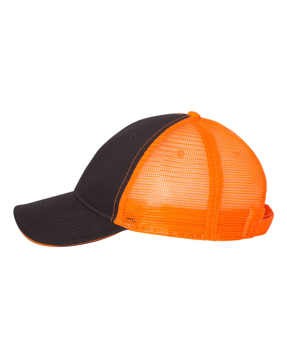 Valucap S102 Charcoal / Neon Orange