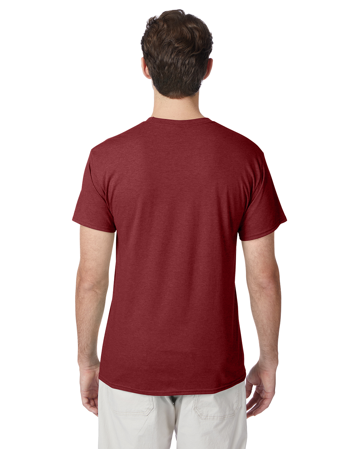 Hanes 42TB Athletic Cardinal Hthr