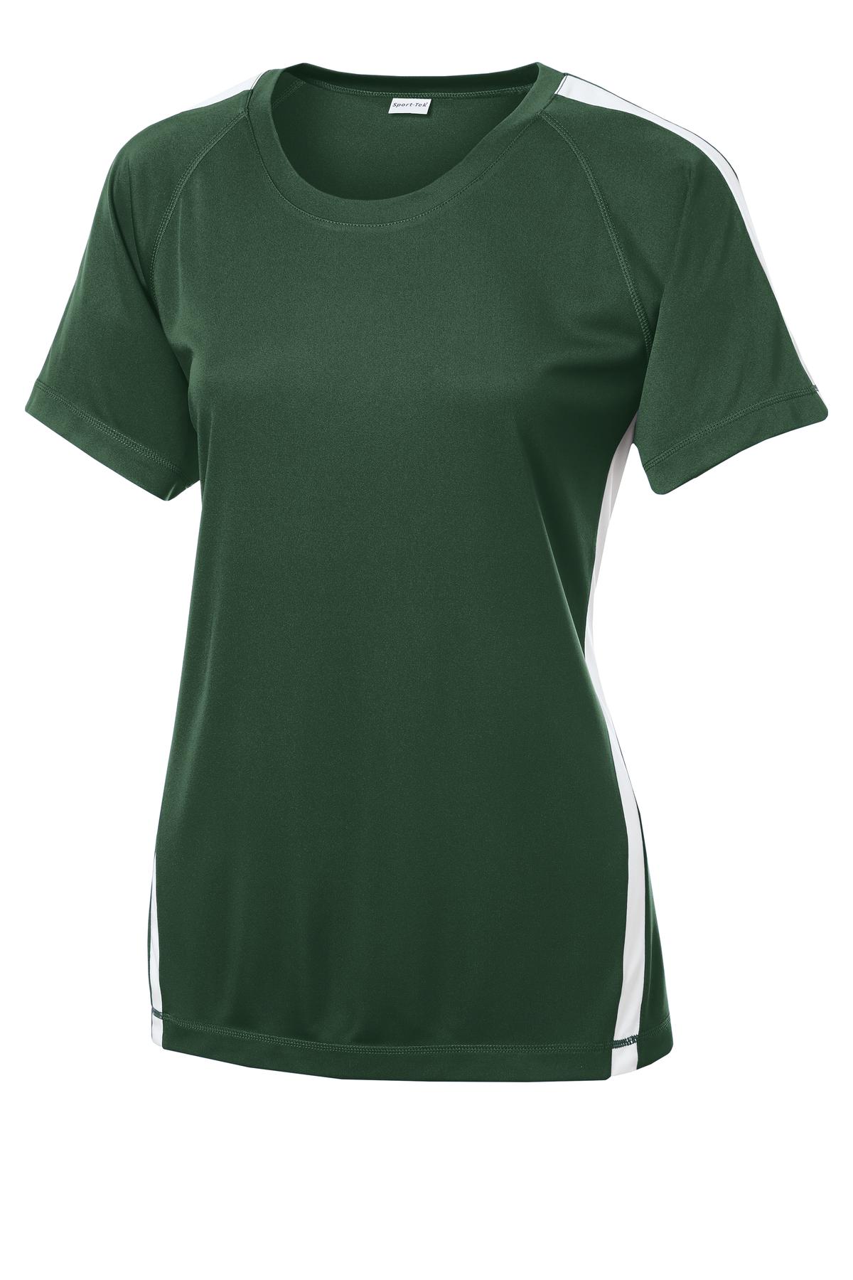 Sport-Tek LST351 Forest Green / White
