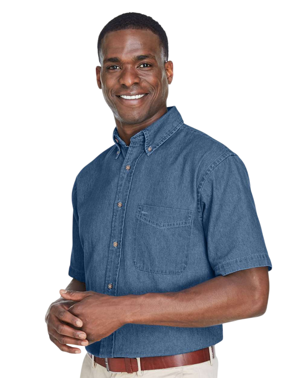 Harriton M550S Light Denim