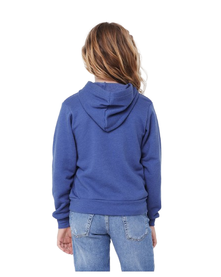 Bella + Canvas 3719Y Heather True Royal