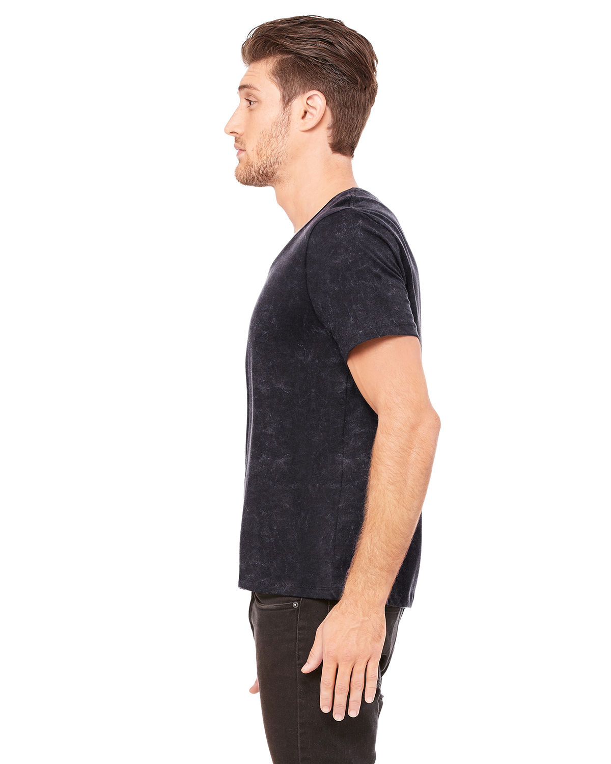 Bella + Canvas 3406 Black Mineral Wash