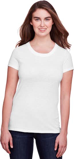 Threadfast Apparel 202A Solid White Triblend
