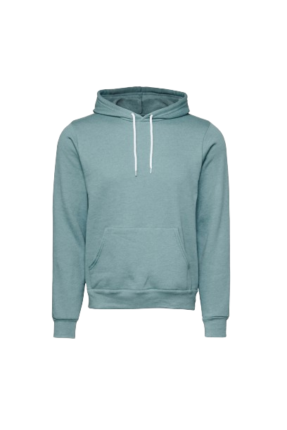 Bella + Canvas 3719 Heather Blue Lagoon