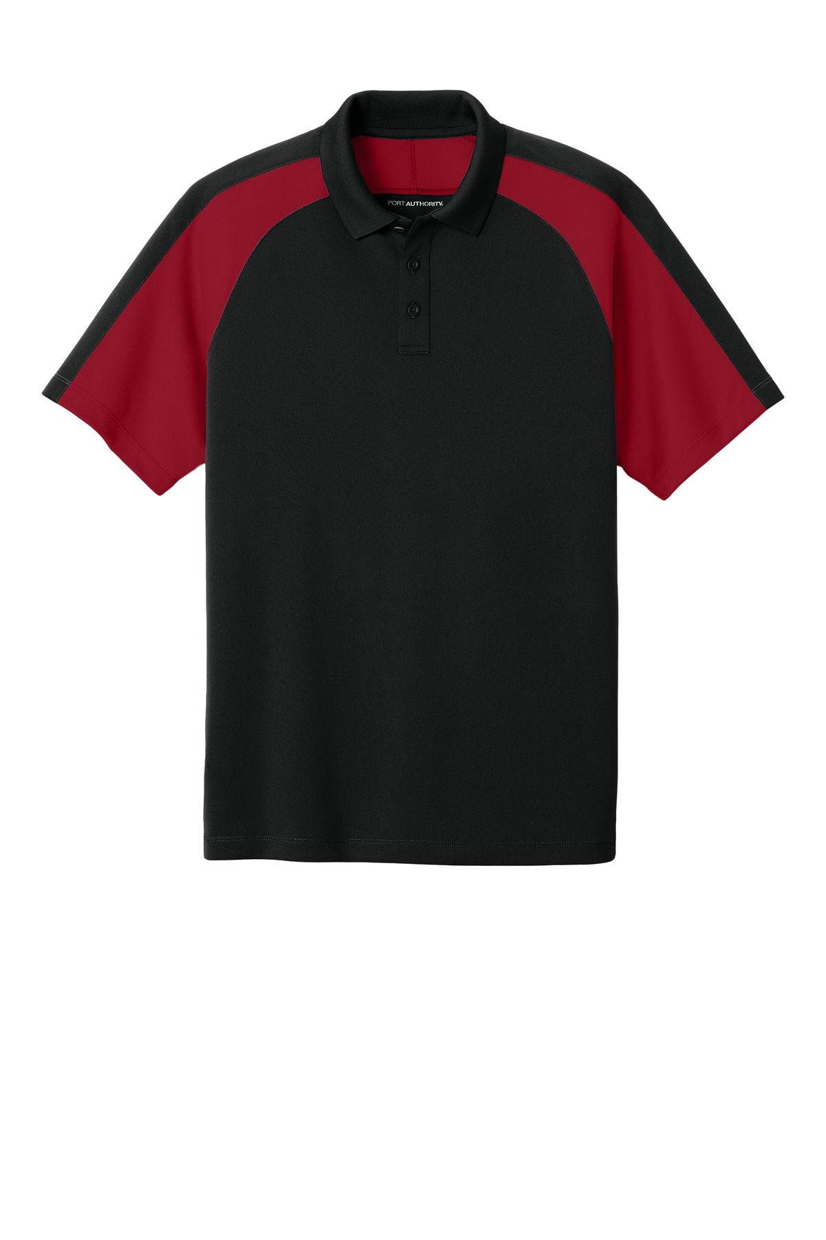Port Authority K247 Deep Black / Rich Red
