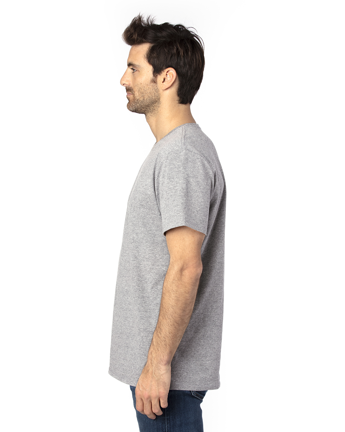 Threadfast Apparel 100A Rfid Heather Gray