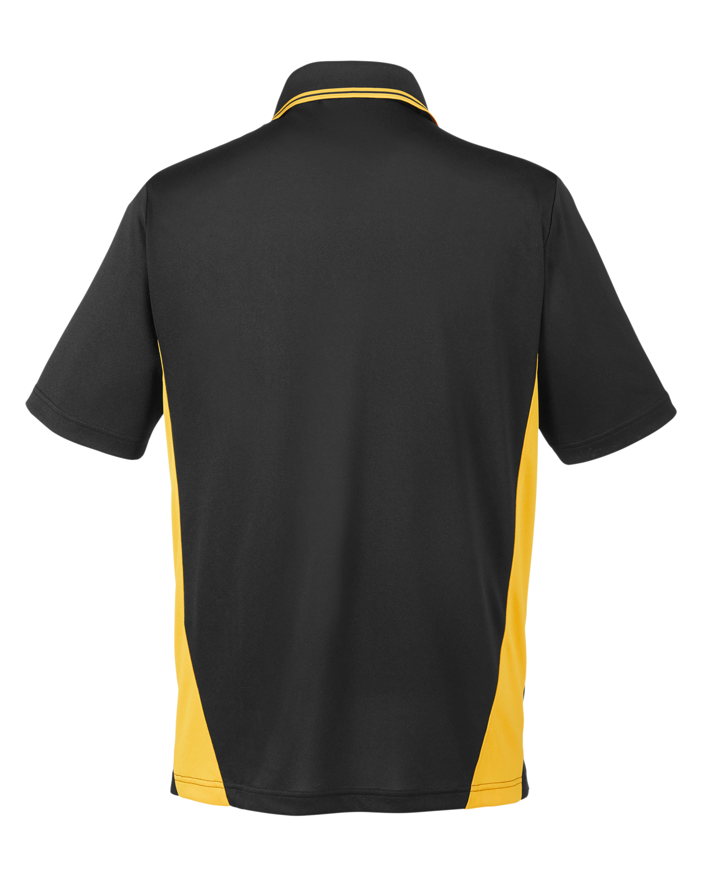 Harriton M386 Black / Snry Yllw