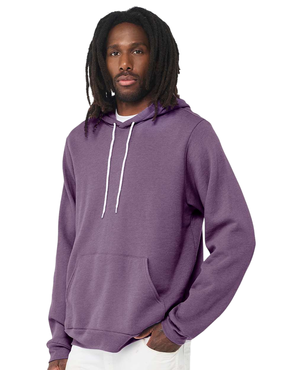 Bella + Canvas 3719 Heather Team Purple