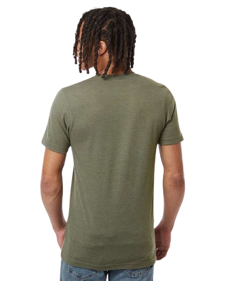 Tultex 602CVC Heather Military Green