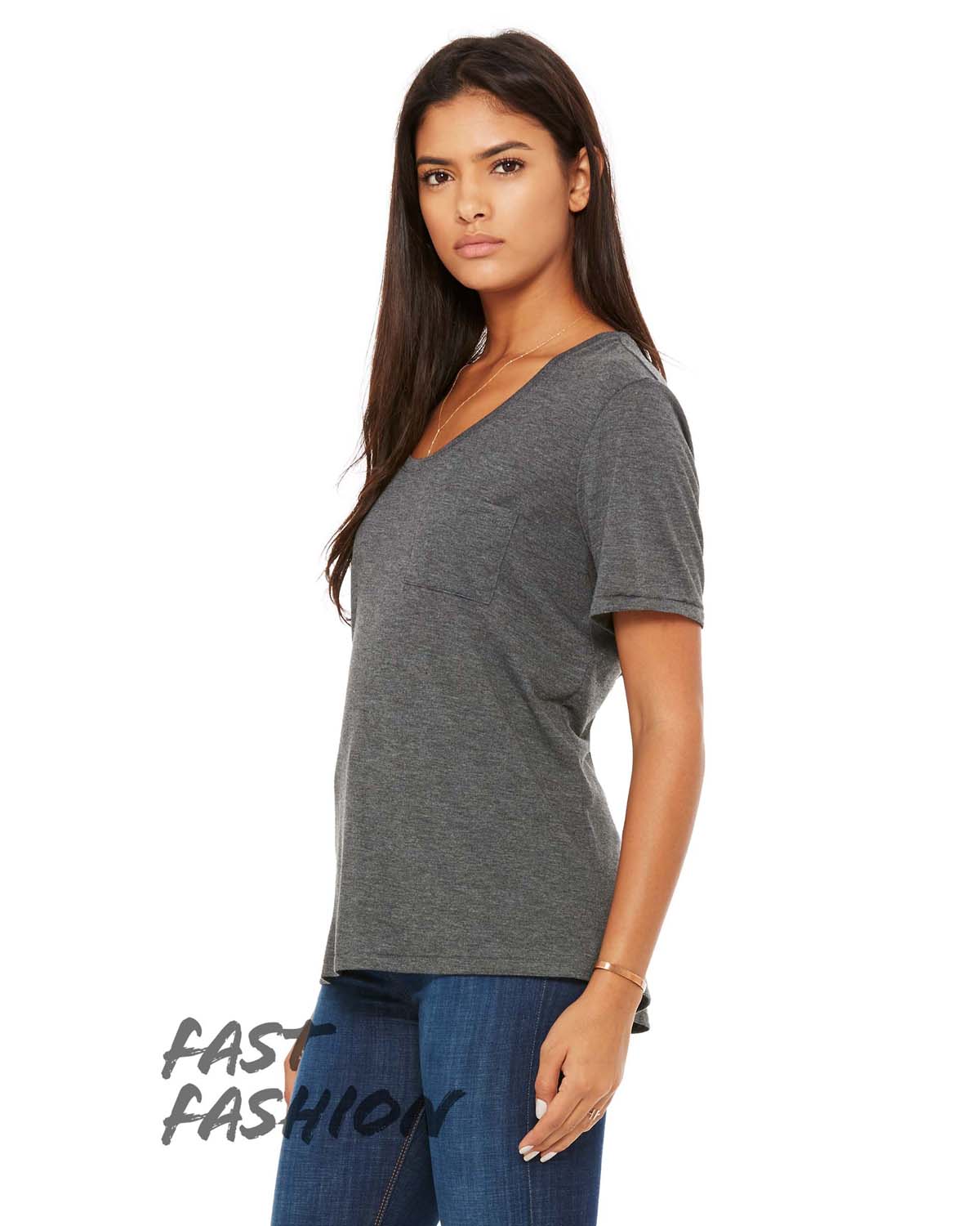 Bella + Canvas 8818B Heather Dark Gray