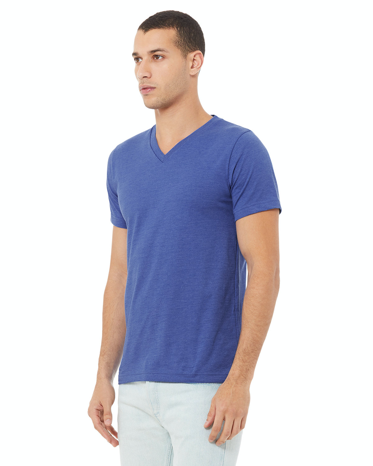 Bella + Canvas 3005CVC Heather True Royal