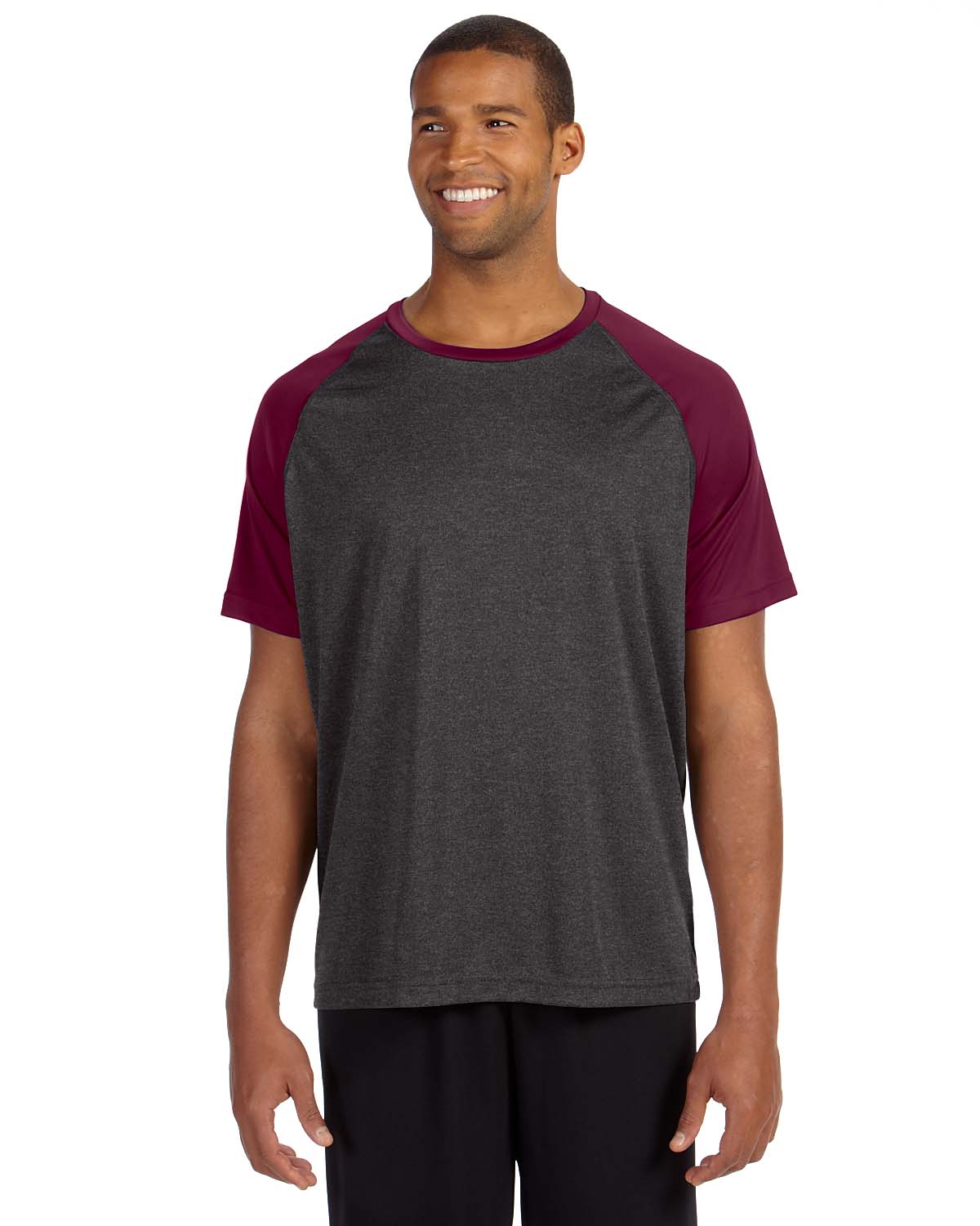 Picture for Dark Gray Heather / Sport Maroon