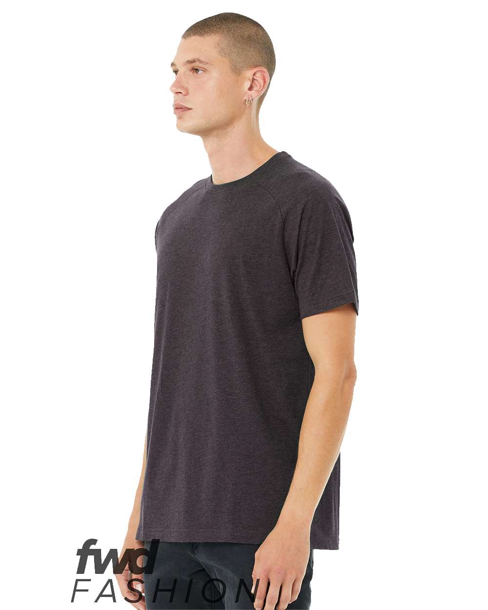 Bella + Canvas 3201 Heather Dark Gray