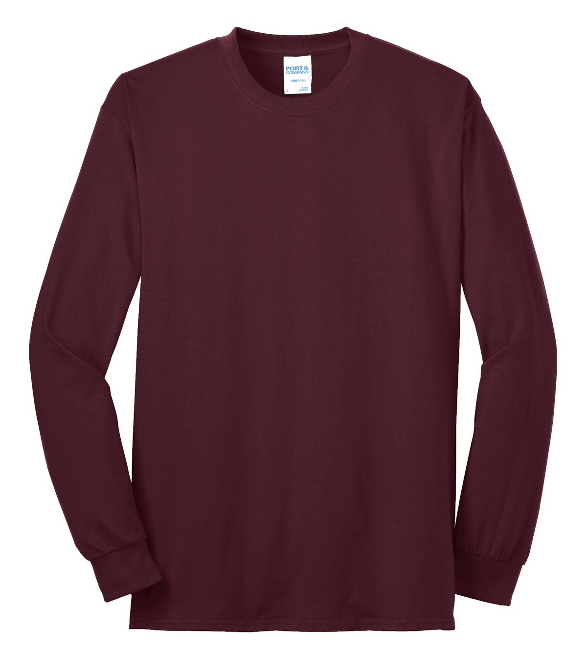 Port & Company PC55LS Athletic Maroon