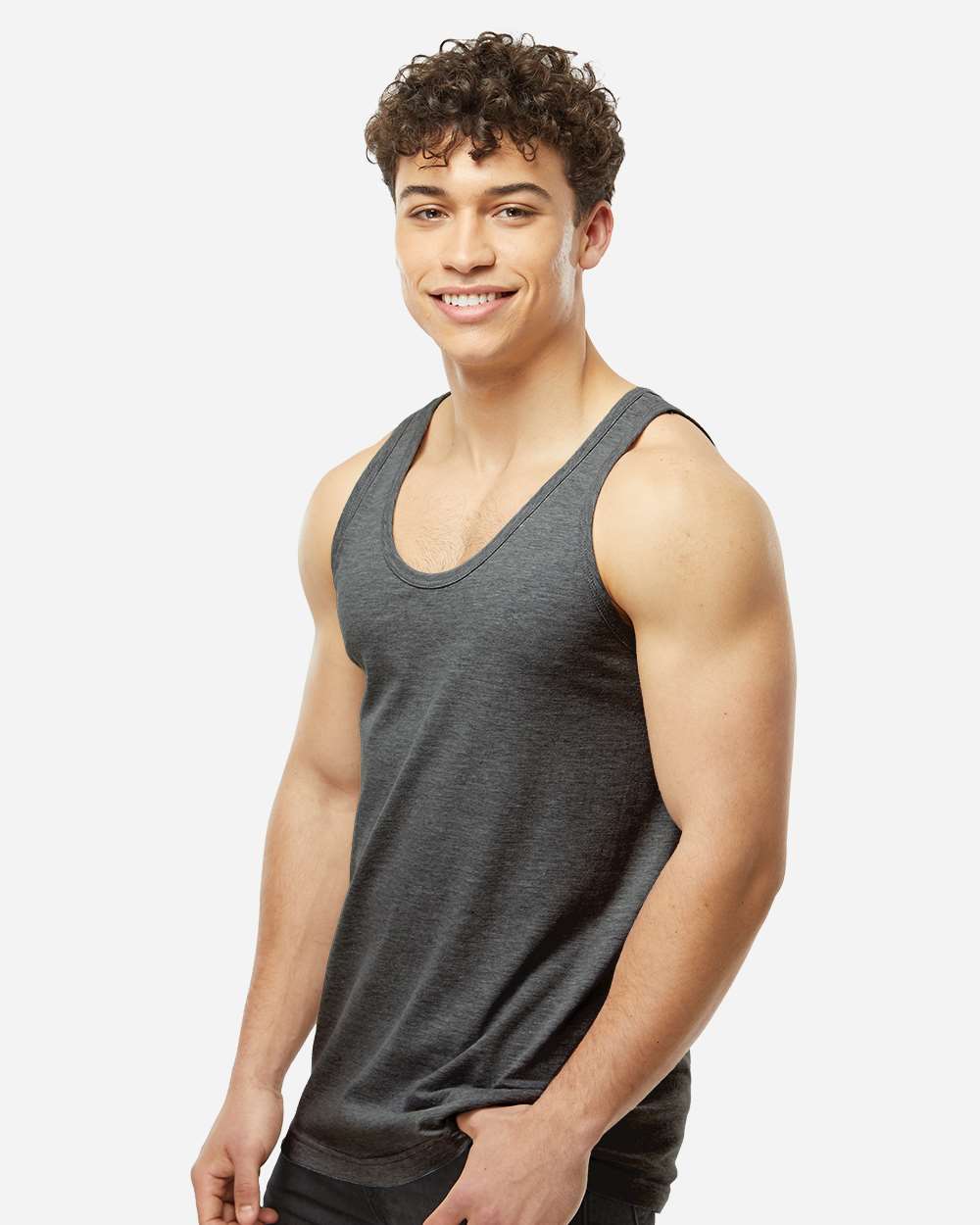 Tultex S105TC Heather Charcoal