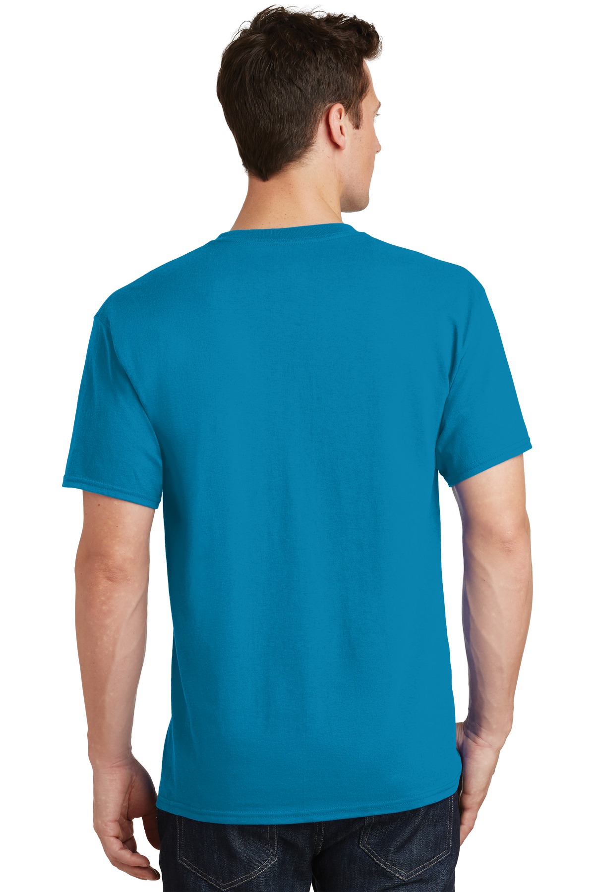 Port & Company Unisex Tall Core Cotton Tee Pc54 T Neon Blue | Jiffy