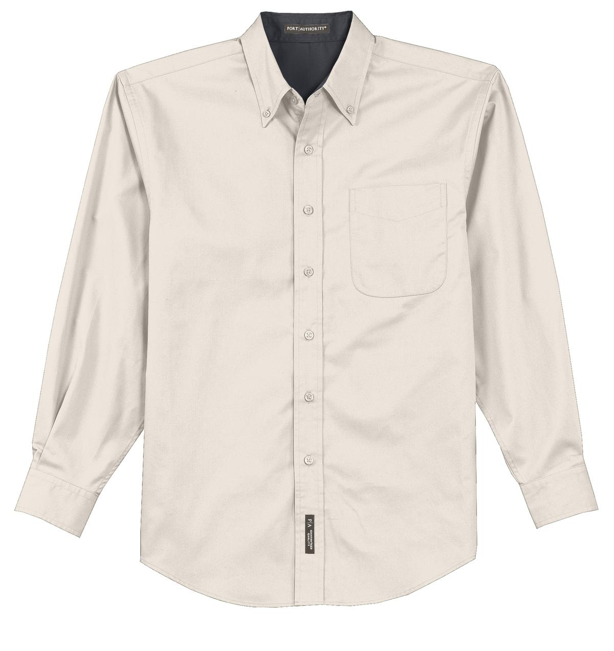 Port Authority S608ES Light Stone / Classic Navy