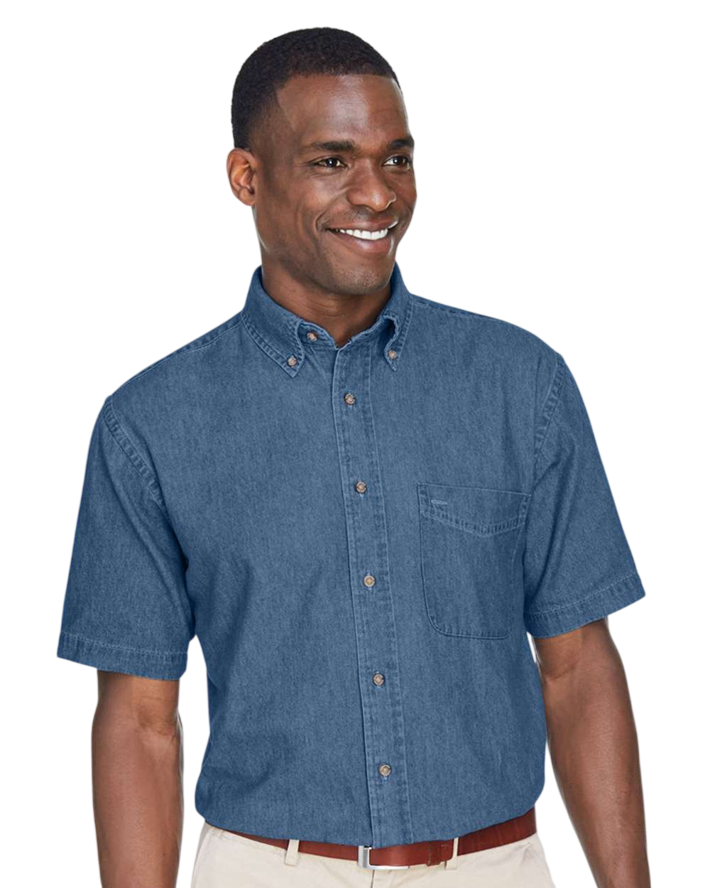 Harriton M550S Light Denim