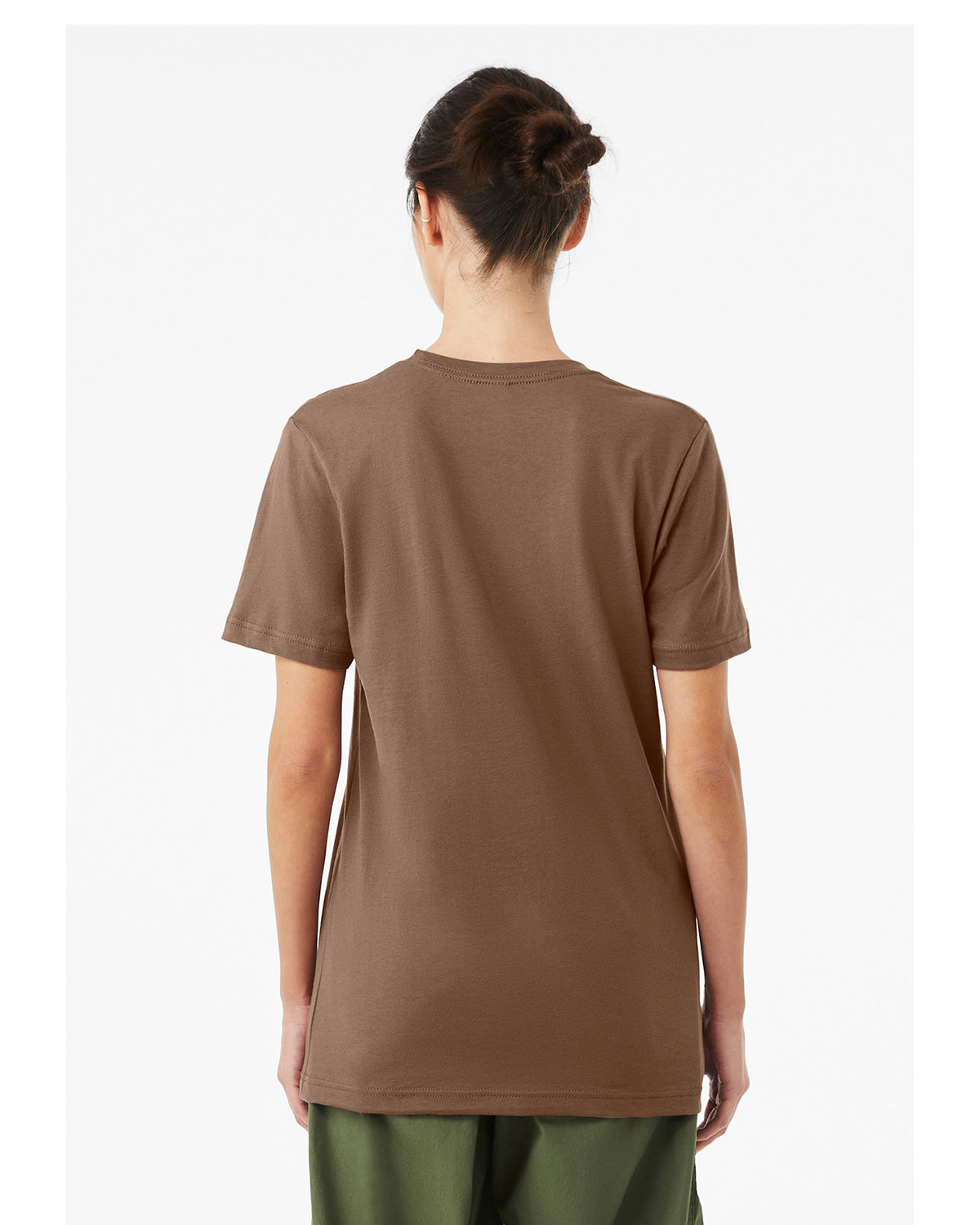 Bella Canvas Unisex Jersey T Shirt 3001 C Vintage Brown | Jiffy