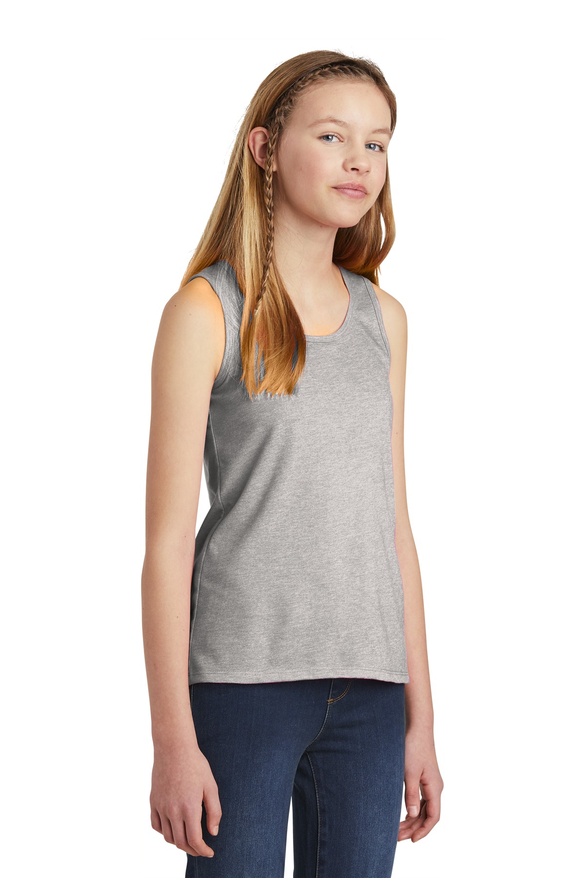 District DT6303YG Light Heather Gray