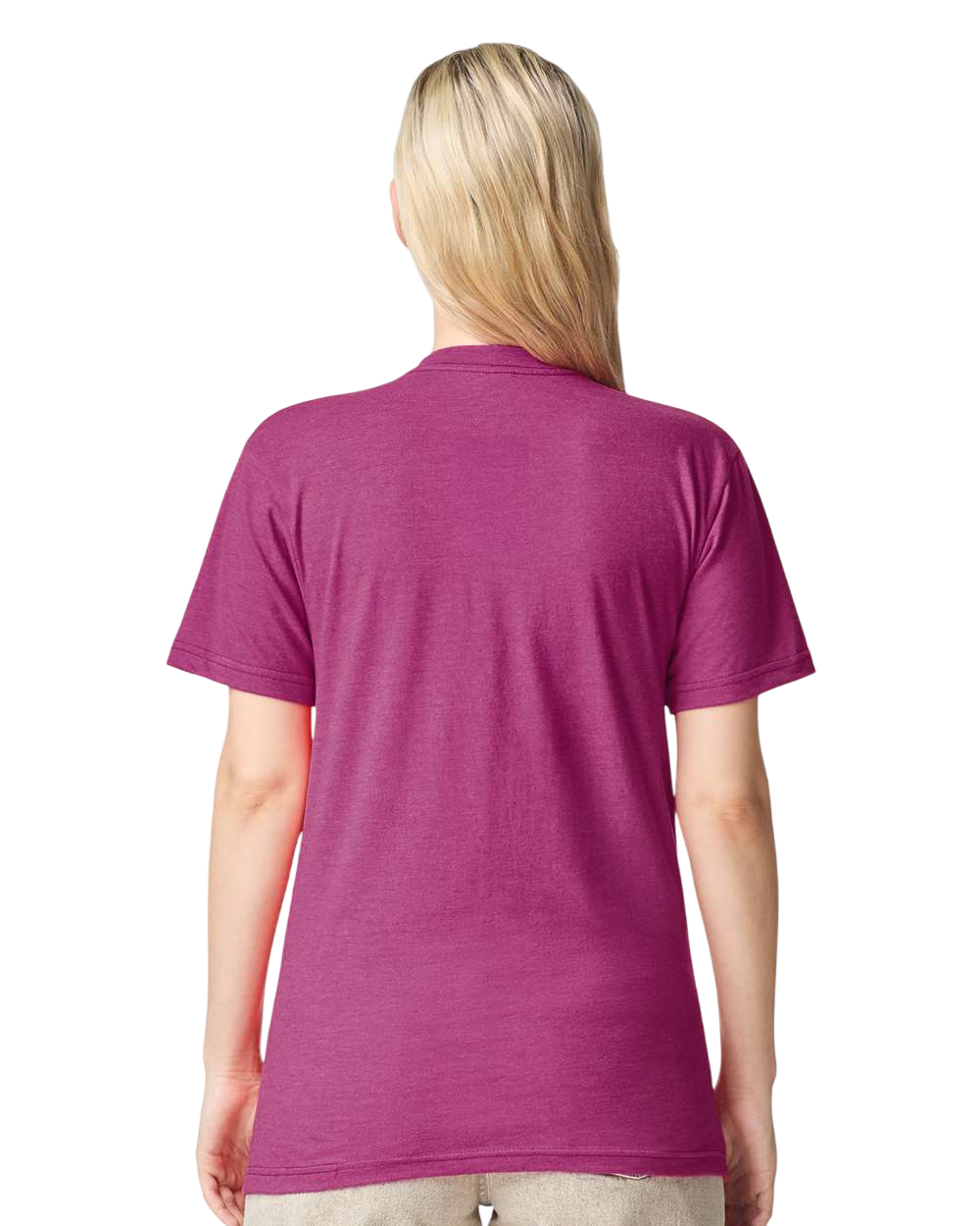 American Apparel 2001CVC Heather Super Pink