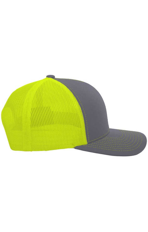 Pacific Headwear 0104PH Graphite / Neon Yellow