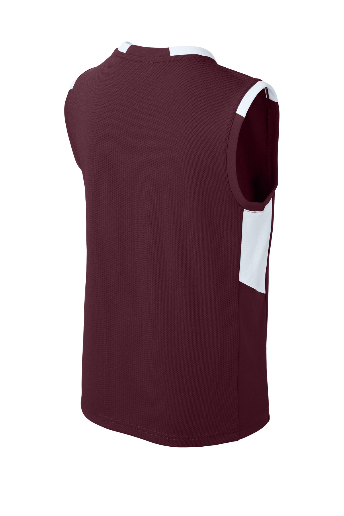 Sport-Tek YST441 Maroon/ White