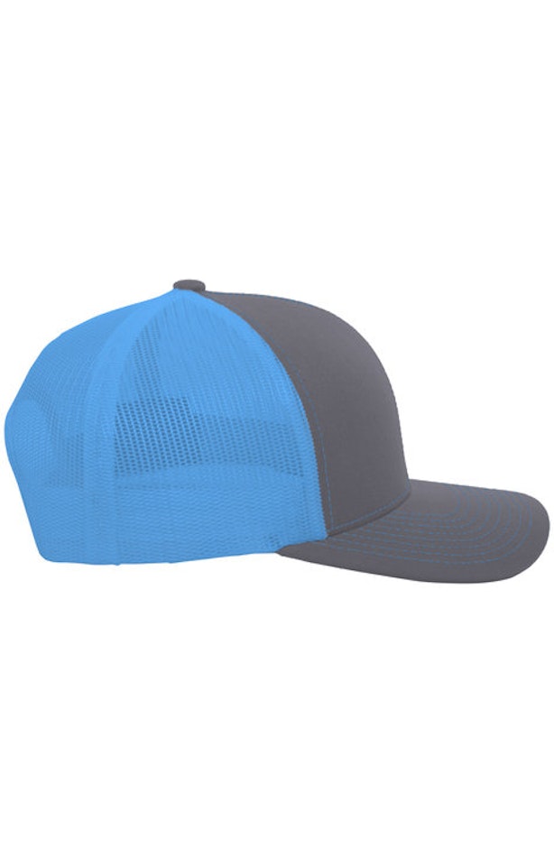 Pacific Headwear 0104PH Graphite / Neon Blue