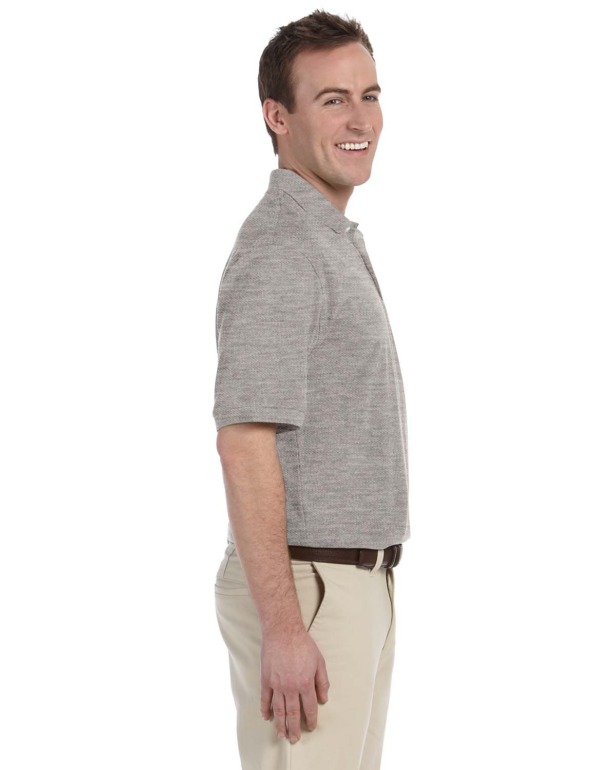 Harriton M265T Gray Heather