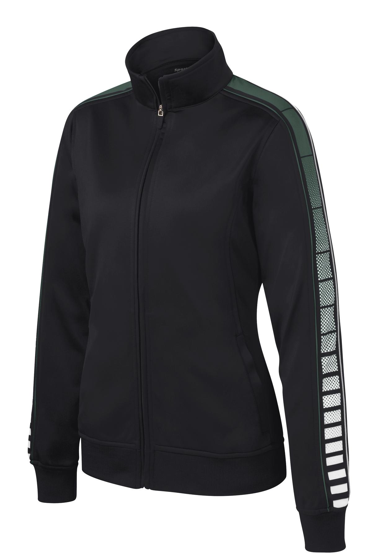 Sport-Tek LST93 Black / Forest Green