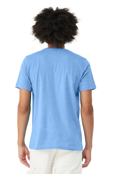 Bella + Canvas 3001CVC Heather Carolina Blue