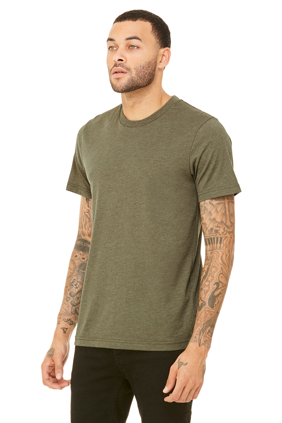 Bella + Canvas 3001C Heather Olive
