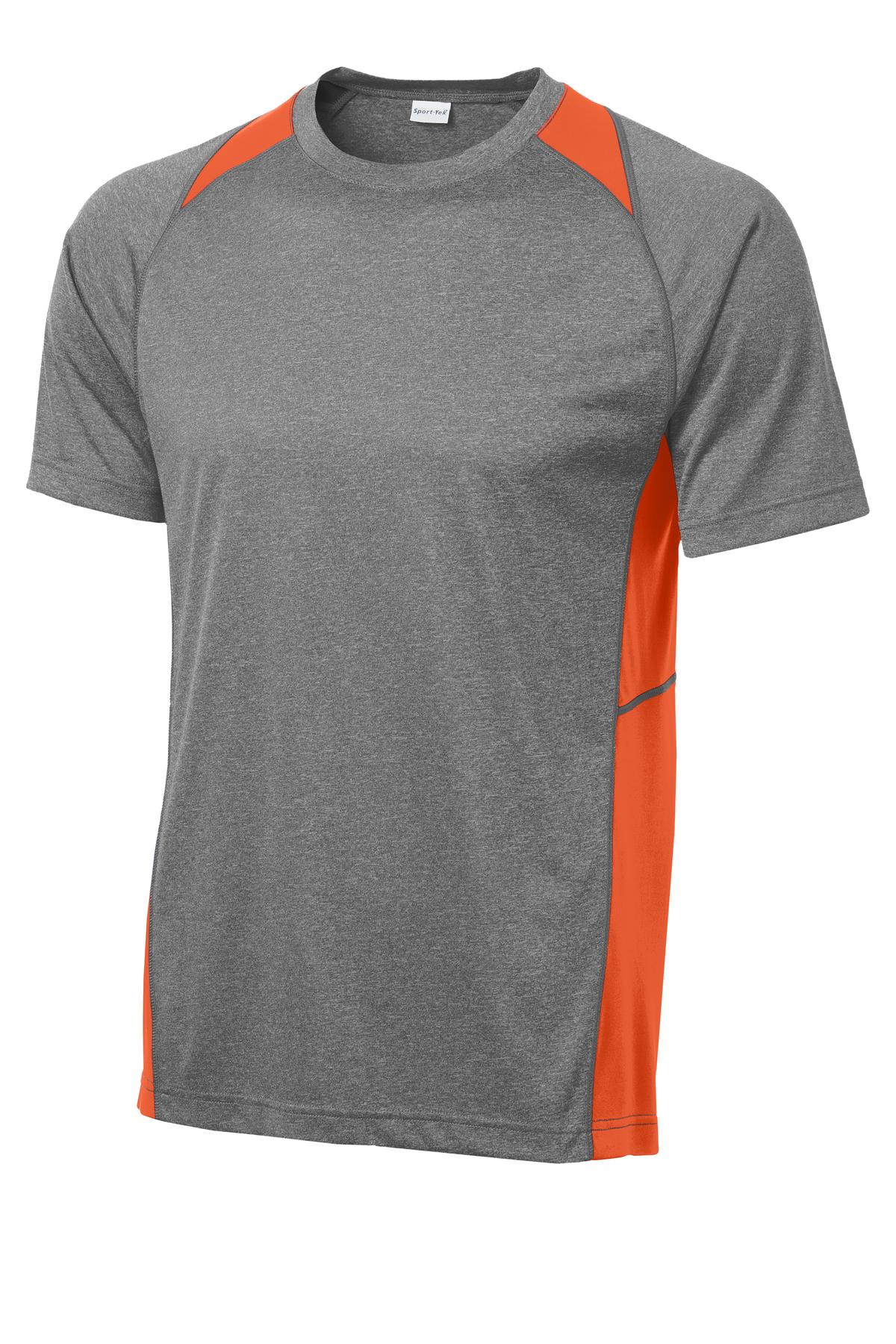 Sport-Tek ST361 Vintage Heather / Deep Orange