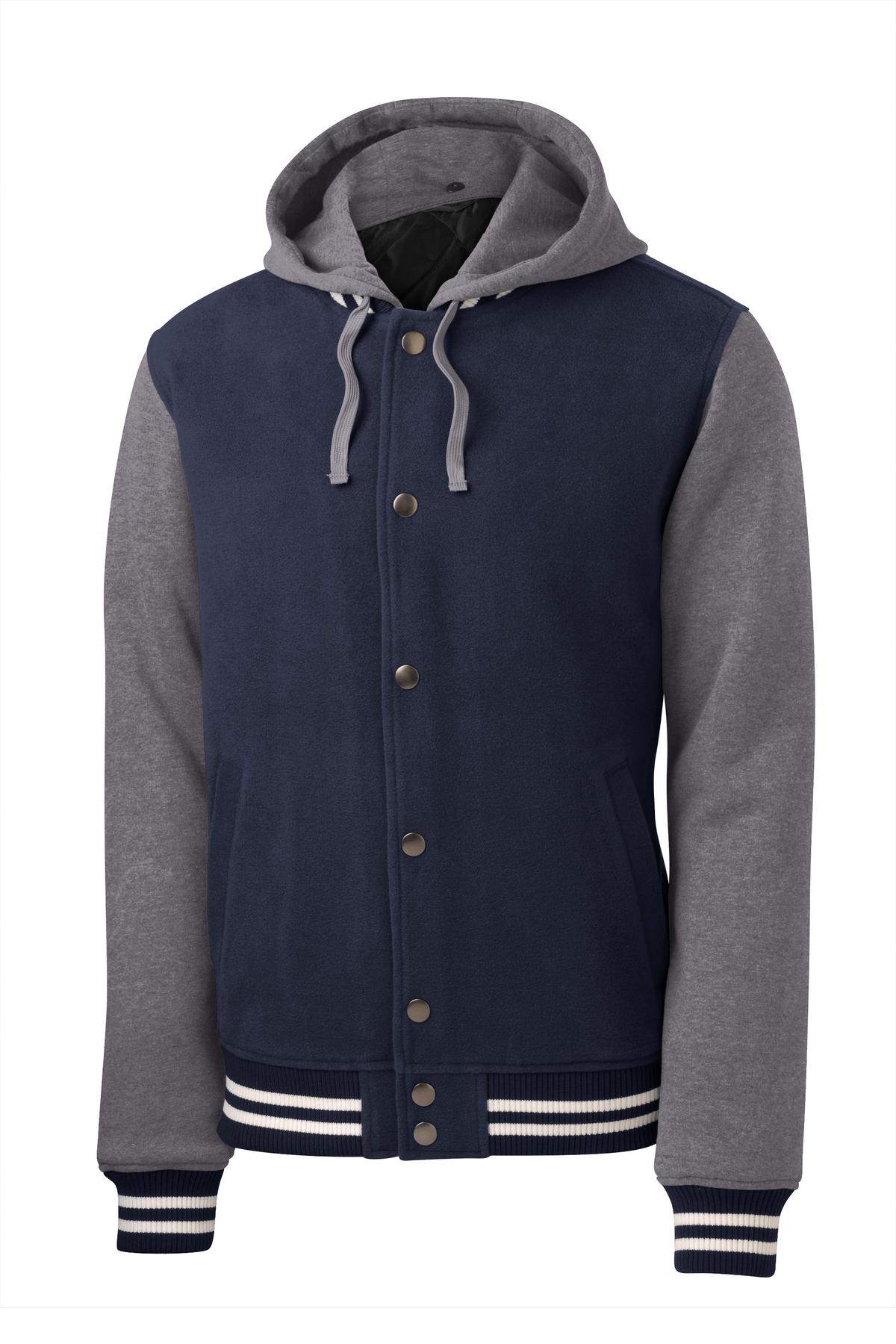 Sport-Tek JST82 True Navy / Vintage Heather