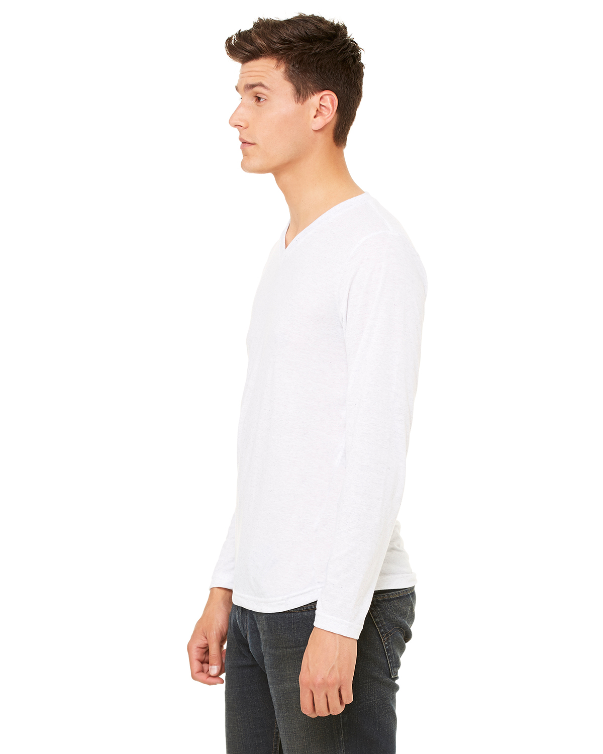 Bella + Canvas 3425 White Fleck Triblend