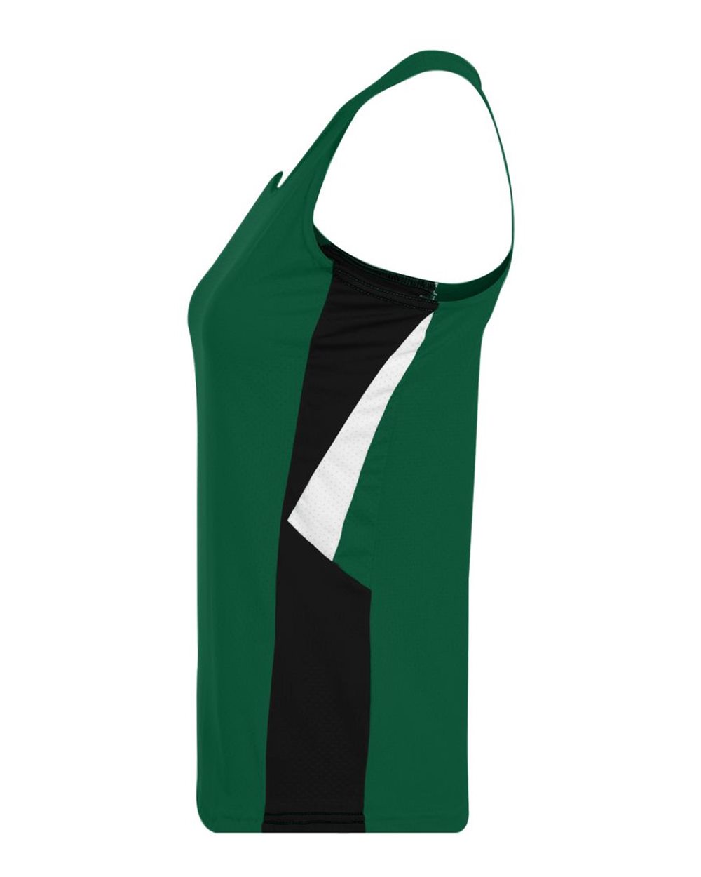 Augusta Sportswear 334 Dark Green / Black / White