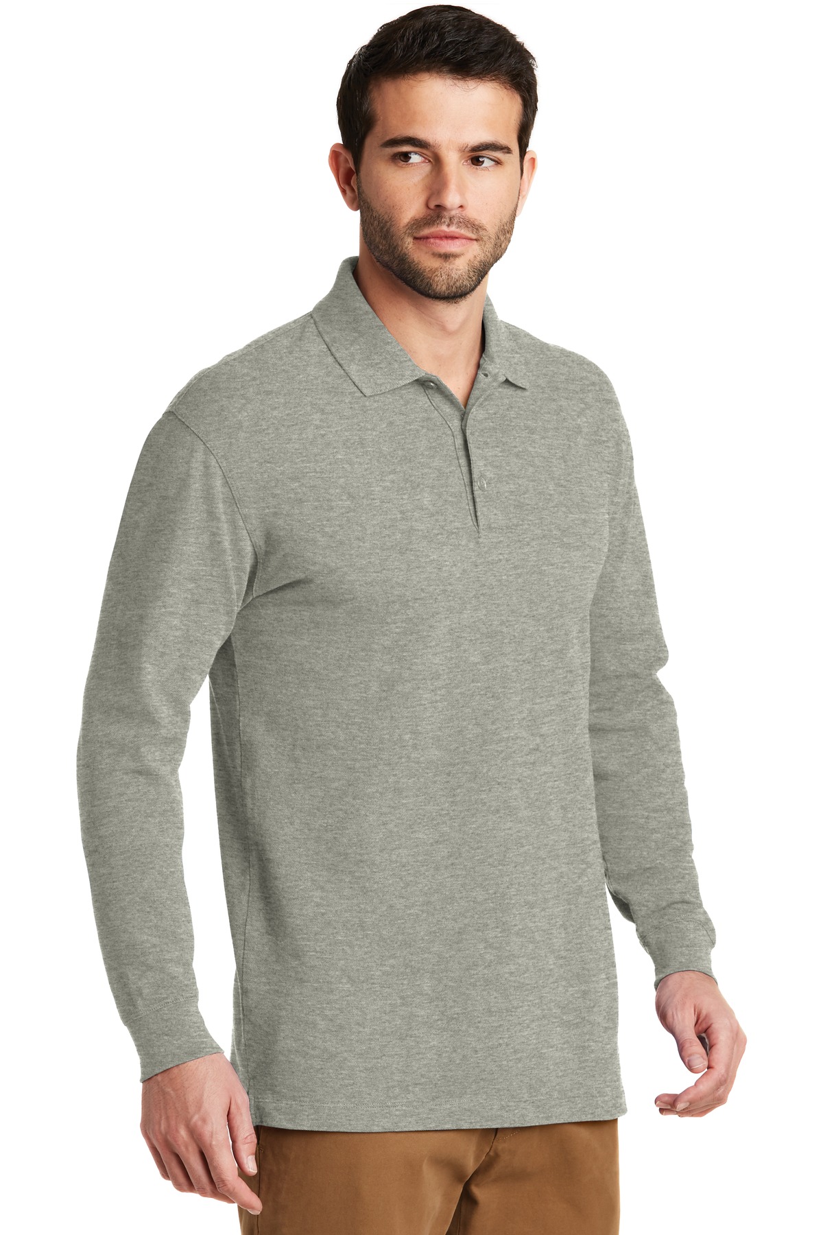 Port Authority K8000LS Oxford Heather