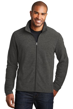 Port Authority F235 Black Charcoal Heather